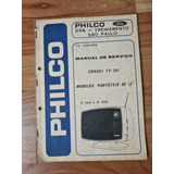 Manual De Servico Chassi Tv 381 Philco Ford Original 