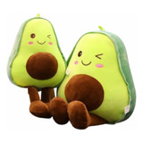 Almohada Gigante Peluche Aguacate 60cm Cojín Juguete Juego