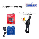 Eliminador + Pila Batería Para Game Boy Y Cable De Audio