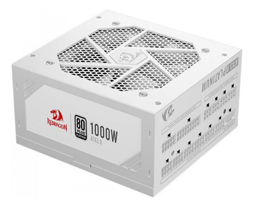 Fonte Redragon Rgps 1000w 80 Plus Platinum Modular Branco