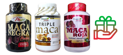 Maca Negra + Triple Maca + Roja - Unidad a $950