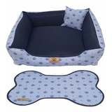 Cama Caminha Pet Kit 3 Pçs 60x60 De Cachorro E Gato Principe