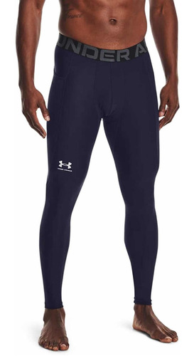 Licras Leggins Under Armour Heat Gear Blue Navy