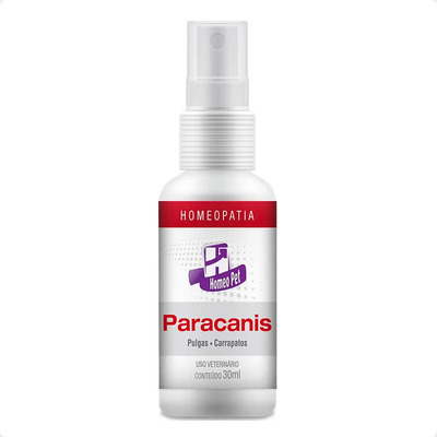 Homeopatia Paracanis Controle Para Parasitas - 30 Ml