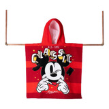 Toalla De Playa Con Capucha Mickey Mashini-mimbral