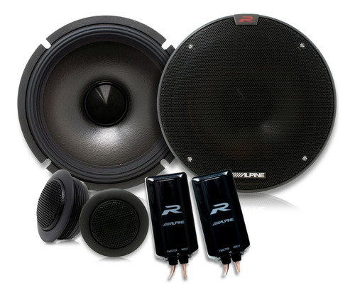 Set De Medios Alpine R-s65c.2 6.5 PuLG 200w Max / 100w Rms