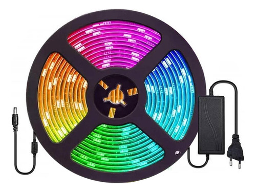 Cintas Tiras Luz Led Multicolores Rgb 5 Metros