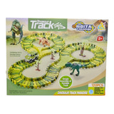 Pista Dinorex Variable Track 128 Pcs Regalo Niño 