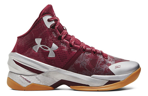 Zapatilla Under Armour Curry 2 Retro Unisex Rojo