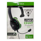 Auricular Turtle Beach Recon Chat Para Xbox One Negro
