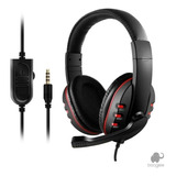 Fone De Ouvido Gamer Headset Ka903 Com Fio E Microfone Cor Vermelho Cor Da Luz Vermelho