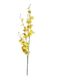 10 Orquídeas Chuva De Ouro Galhos Grandes Artificial Amarela