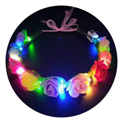 Vincha Corona Hippie Led Super Luminosa Novedad!!!!!