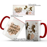 Mug  Oreja Interior Rojo Amor San Valentin Regalo Pareja 09