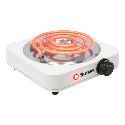 Parrilla Eléctrica 1 Quemador Espiral Portátil Termostato Blanco | MercadoLibre