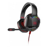 Auriculares Gamer Maxell Force Pc, Play, Xbox, Mac, Celular Color Negro