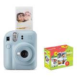 Câmera Instax Mini 12 + Filme De 60 - Kit Exclusivo - Azul