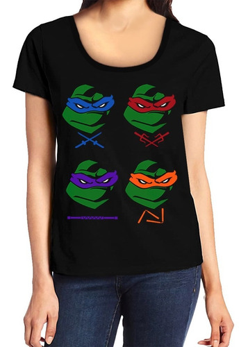 Remeras Tortugas Ninja Mujer Tmnt Ninja Turtles Dama