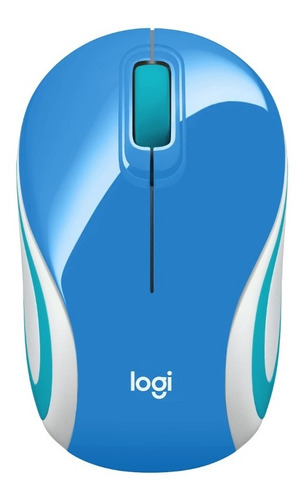 Mouse Logitech M187 Mini Blue Wireless