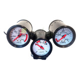 Kit Carcasas Orientable Triples + 3 Relojes Voltimetro, Presión Aceite, Temperatura De Agua , Línea Classic Orlan Rober