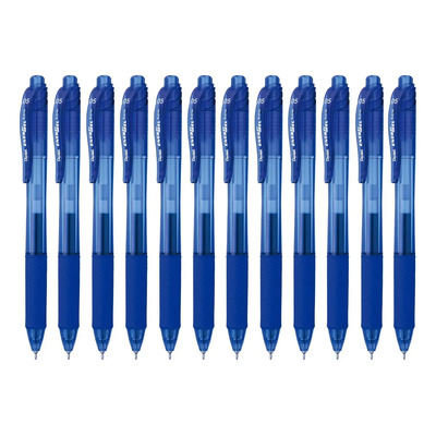 Bolígrafos Pentel Energel Bln105 Tinta Gel Líquida 0.5mm 12u Color de la tinta Azul | Envío gratis