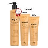 Cauterização 300ml + Hidratação 250g + Shampoo 280ml Trivitt