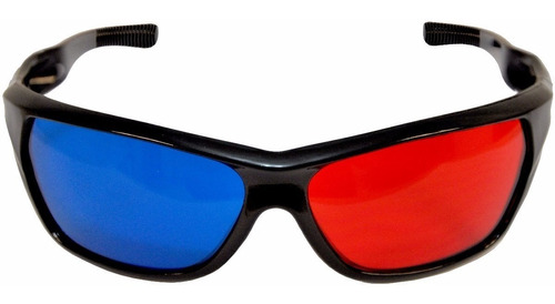 Óculos 3d Azul Vermelho Anáglifo - Realengo