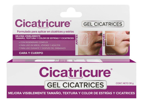 Cicatricure Gel Cicatrices Y Estrías 30g