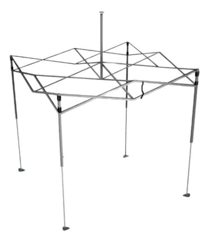 Estructura De Hierro 3x3 3h Gazebo Estructural Playa Top Rac