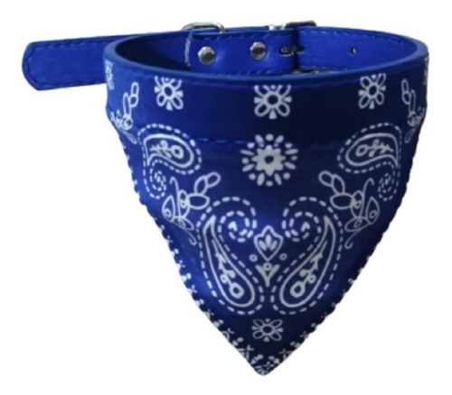 Coleira Com Bandana P/ Passeio Cachorro Porte Médio Pet-329