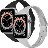 Malla Para Apple Watch Se 1 2 3 4 5 6 44 / 42 Mm Thin Silico