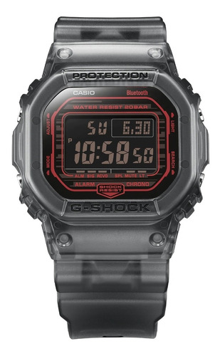 Reloj Casio G-shock Youth Smartphone Link Dw-b5600g-1cr Color De La Correa Negro