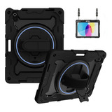 Funda Para iPad 10 Generación 10.9 Negro Con Portalápiz