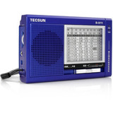 Rádio Receptor Tecsun R-911 Fm/am/sw Ondas Curtas Azul