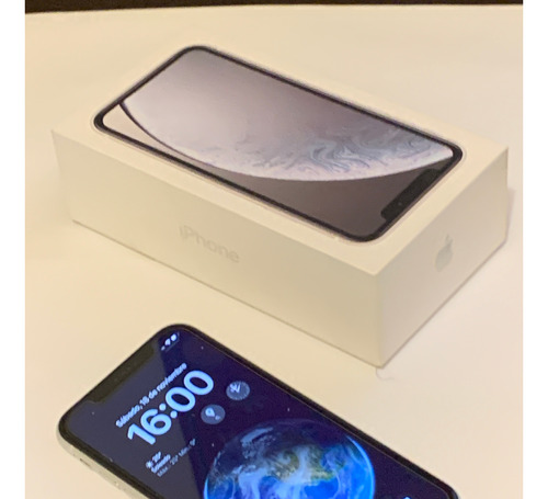 Apple iPhone XR 64 Gb - Blanco Usado, Impecable, 83%batería, Telcel
