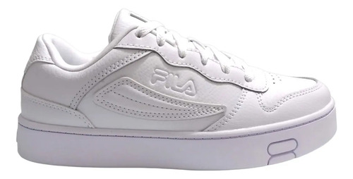 Tenis Fila Mgx-100 Choclo Color Blanco Monocromo (655-100)