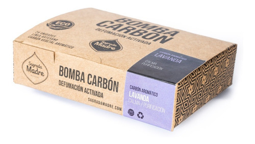 Bomba Carbon Lavanda - Sagrada Madre Caja X 24 U