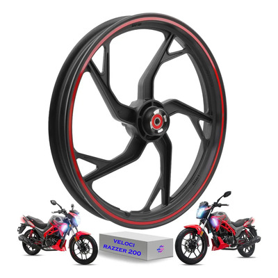 Rin Delantero Para Veloci Razzer 200cc Alta 2019 Al 2023 Negro | Meses sin interés