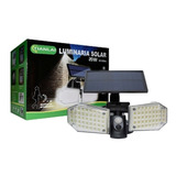 Reflector Solar Led 20w Dirigible/sensor Movimiento Exterior