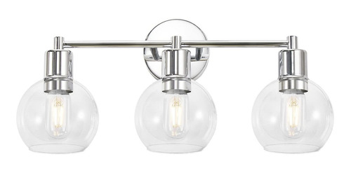 Lámpara De Pared De 3 Luces Para Cuarto De Baño, Moderno Aca