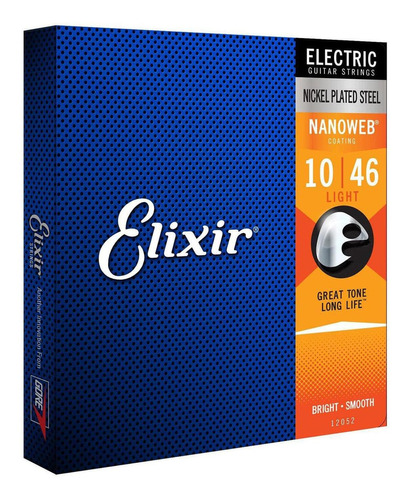 Encordado De Guitarra Electrica Elixir 12052 Light