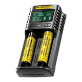 Cargador Nitecore Um20 Doble 14500 18650 Cr123 Visor Digital