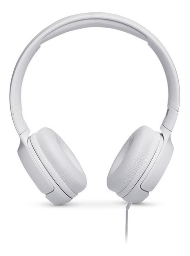 Audífonos Over-ear Jbl Tune 500 Jblt500 Con Micrófono, Color Blanco.