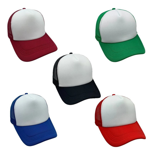 10 Gorras Trucker Camionero Para Sublimar Calidad Premium 