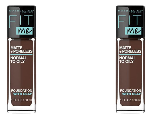 Maybelline Fit Me Matte Poreless Liquid Foundation Makeup, E