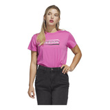 Remera adidas Linear Stencil Mujer Training Fucsia