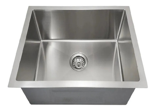 Pia Cuba De Inox Quadrada 40x40 Cozinha 