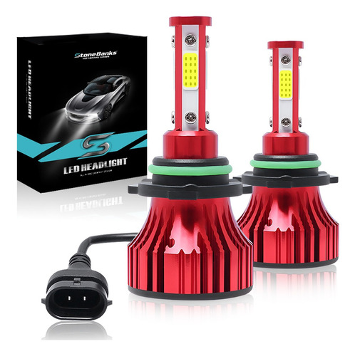 Kit De Faros Delanteros 4 Lados Led 9005 9006 H7 H11 24000lm