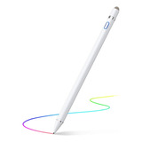 Caneta Stylus Pen Para iPad E Celulares Modelo 2024 Branca