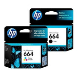 Cartuchos Hp 664 Negro Y 664 Color Originales